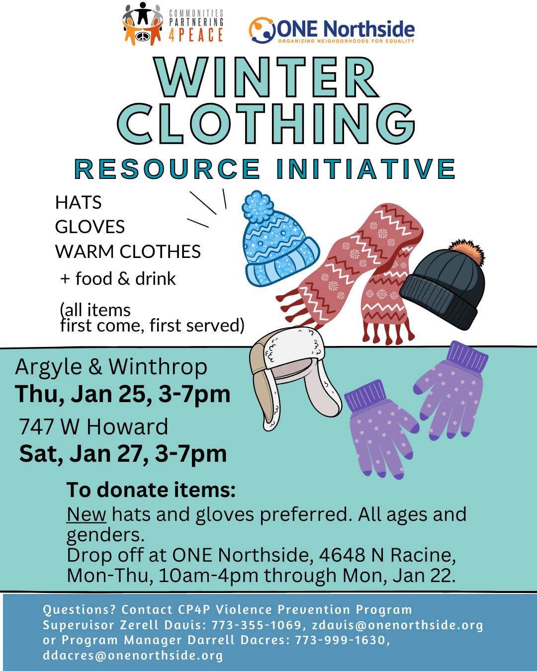 WINTER CLOTHING Resource Initiative January 27th