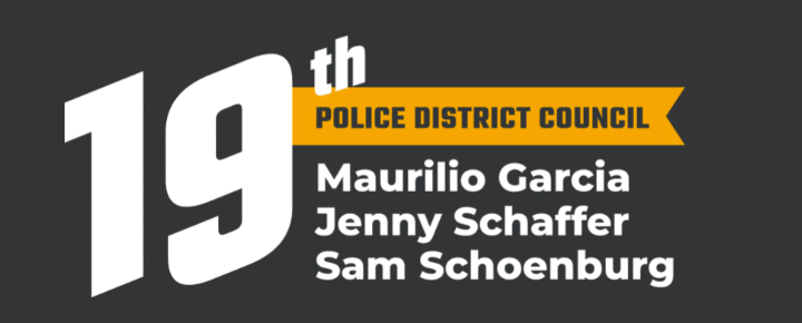 17th District Council : Maurilio Garcia, Jenny Schaffer, Sam Schoenburg