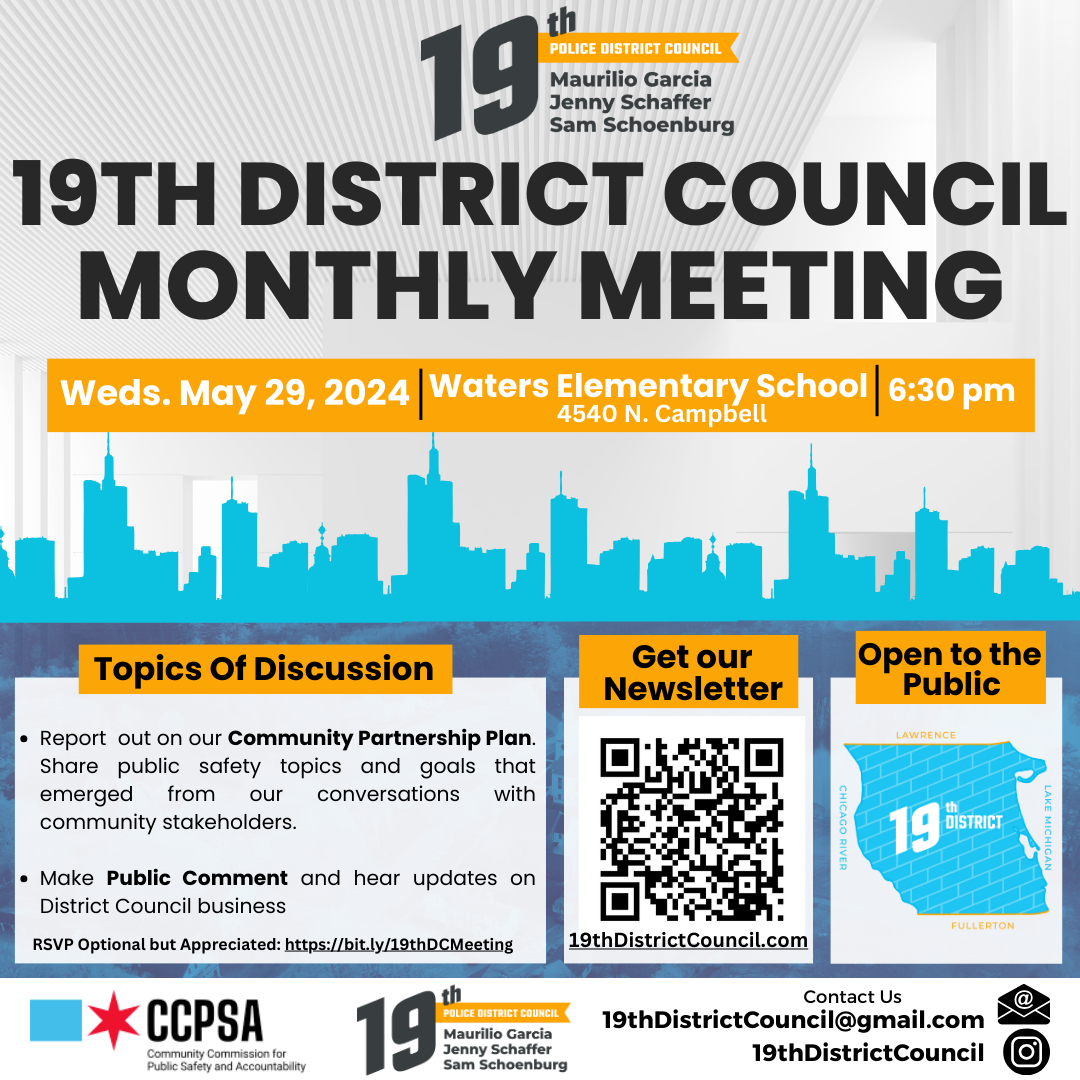 19th District May meeting - may 29
