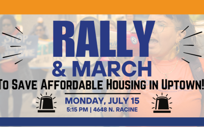 Action Alert! Rally & March to Save Affordable Housing, Monday, July 15