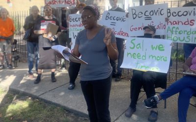 Rogers Park Tenants Speak Out As Their Building’s New Corporate Owner Threatens Evictions