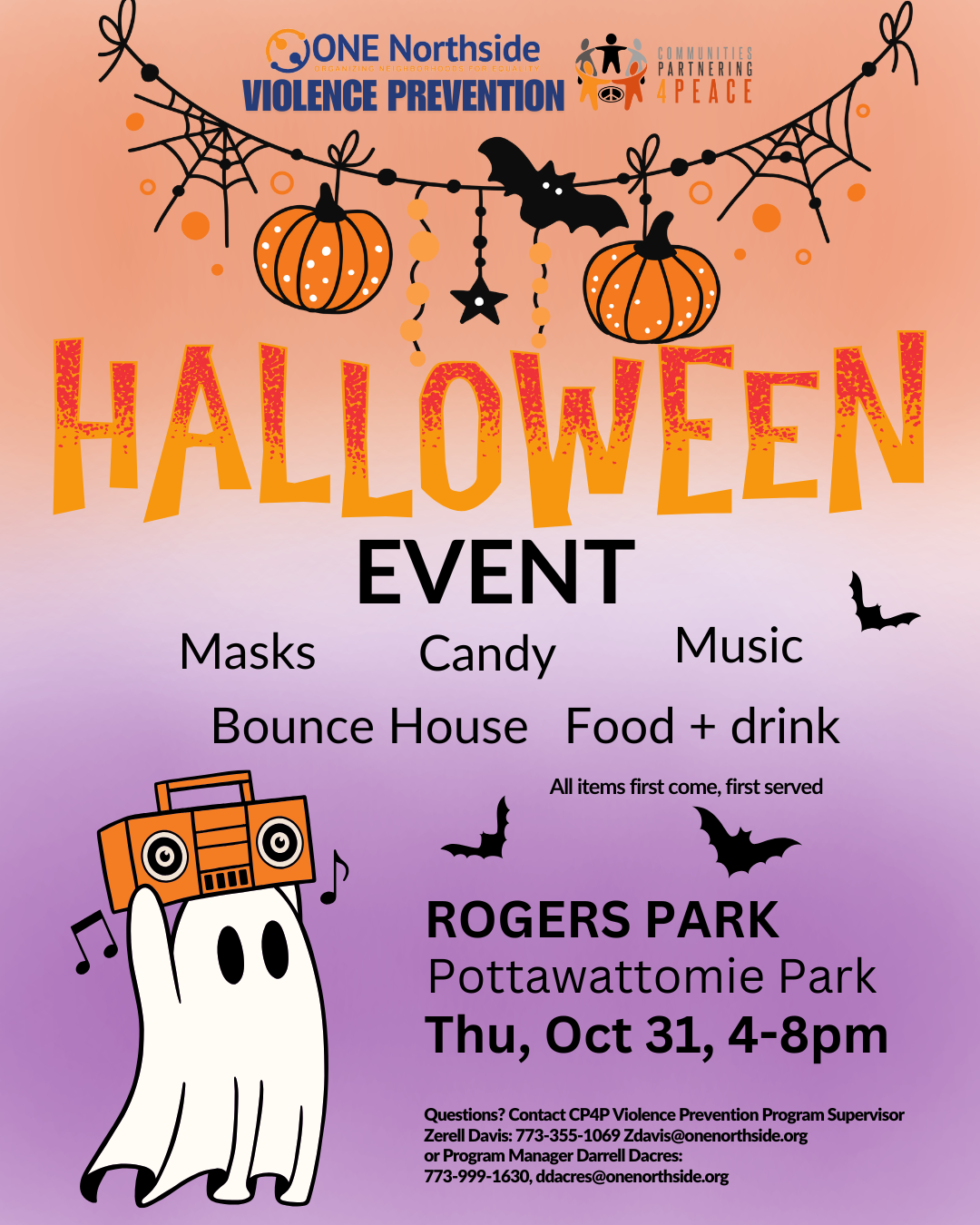 Halloween event rogers park oct 31