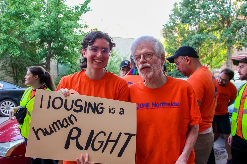 Housing Is A Human Right Sign